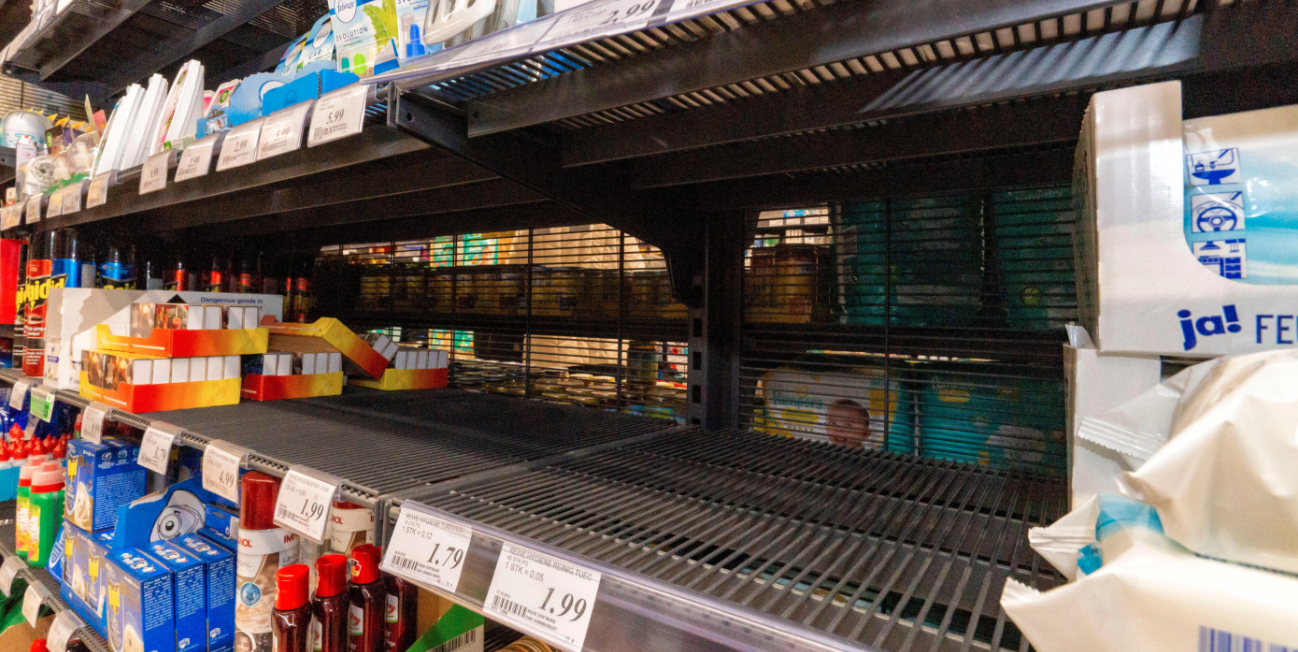 Hörverstehen - Leere Supermarktregale wegen Coronavirus?