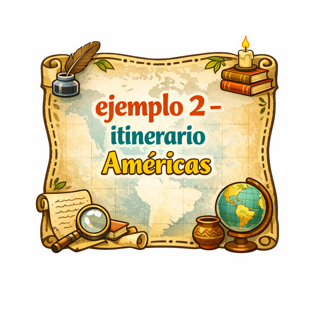 Itinerario - Américas: ejemplo 2