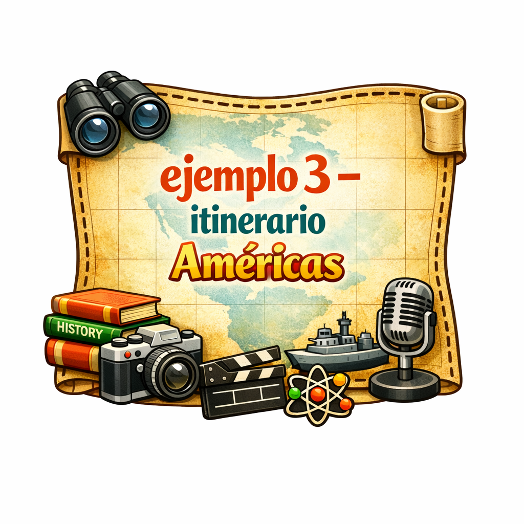Itinerario - Américas: ejemplo 3