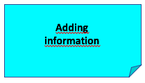 Adding information: and, aslo, too, besides, in addition