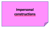 Impersonal constructions